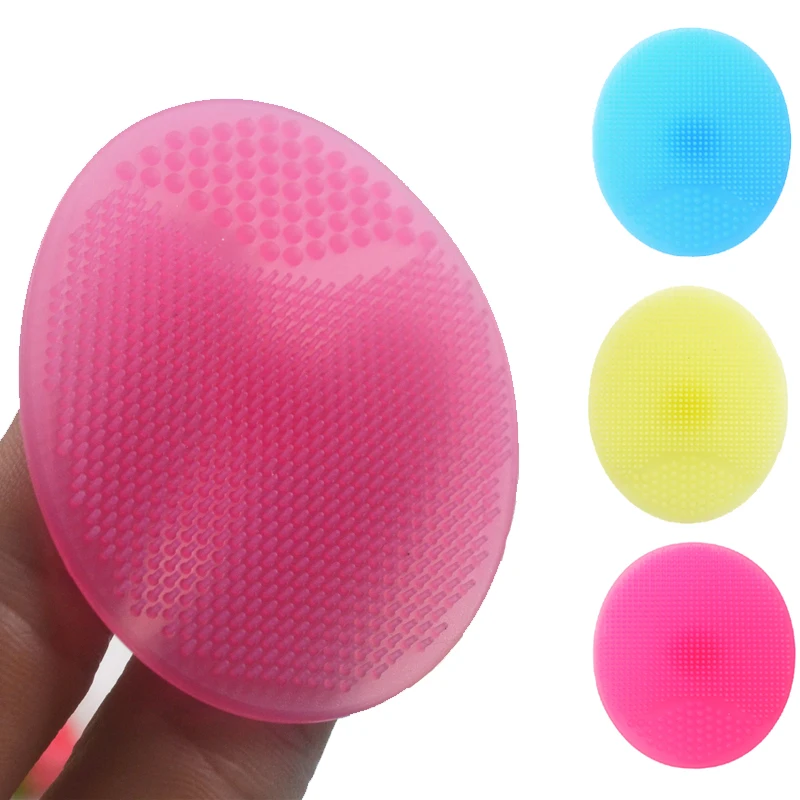 Силиконовая щетка для чистки лица 3 цвета| |