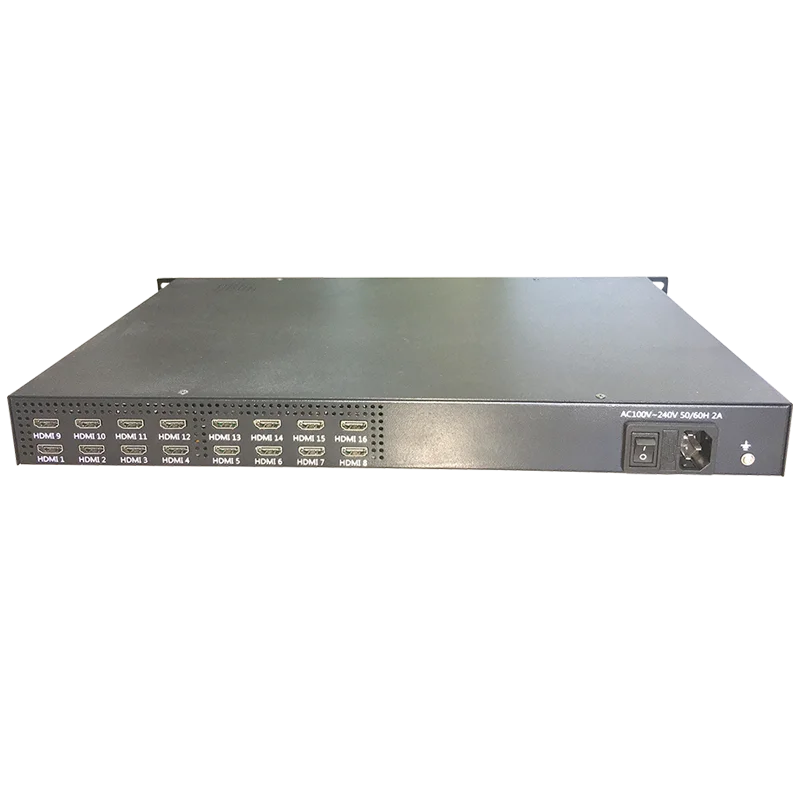 OTV-H2658 многоканальный H.265 HD 16-канальный HDMI кодер с IP и ASI выходом для кабельной ТВ
