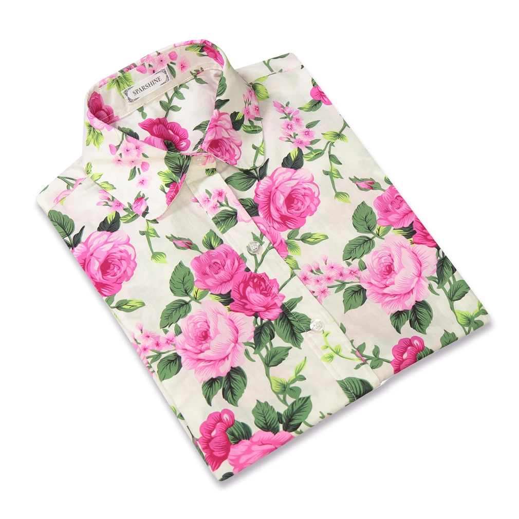 Цветочная Женская блузка Топы Женская рубашка размера плюс Blusas Mujer De Moda рубашка Харадзюку Женская Одежда Сорочка женская одежда
