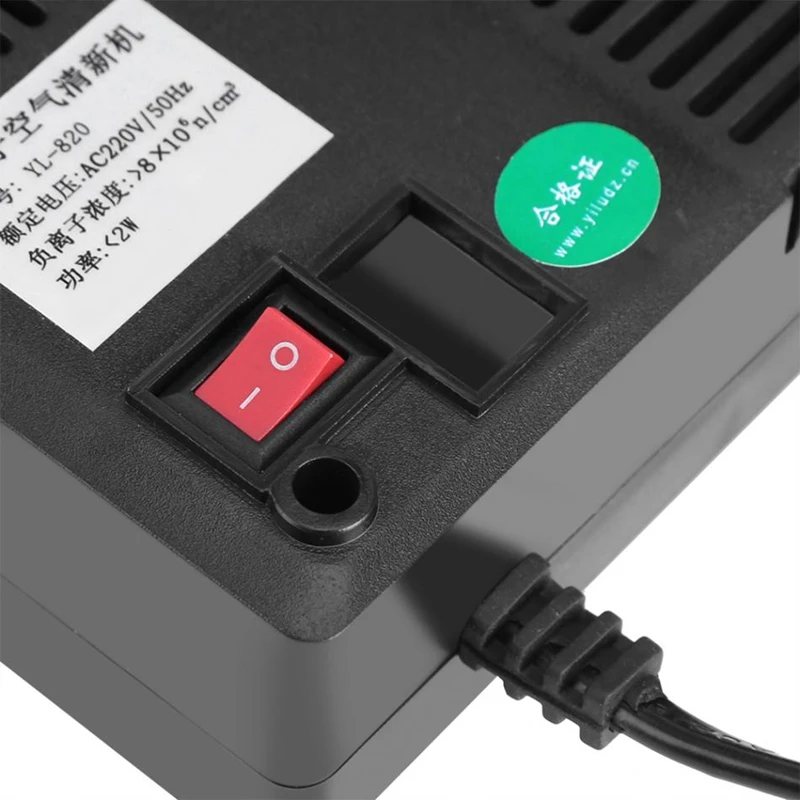 

Air Purifiers Negative Ionizer Generator Ionizer Air Cleaner Remove Smoke Dust Air Fresh Us Purificador De Aire Us Plug