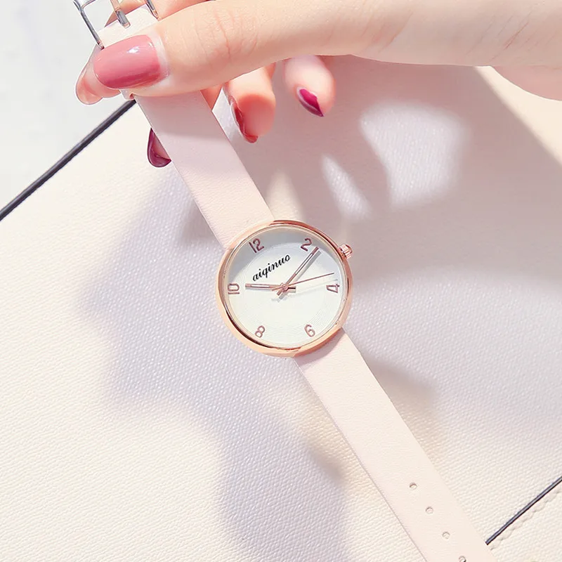 2019 модные простые часы для женщин и девушек кварцевые креативные повседневные