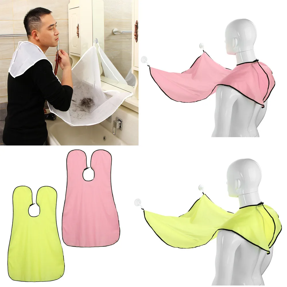 Новая модная искусственная нагрудник для бороды фартук стрижки волос на лице