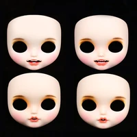 icy fortune days blyth doll new toothed matte face white skin hand painted faceplate custom makeup 16 doll