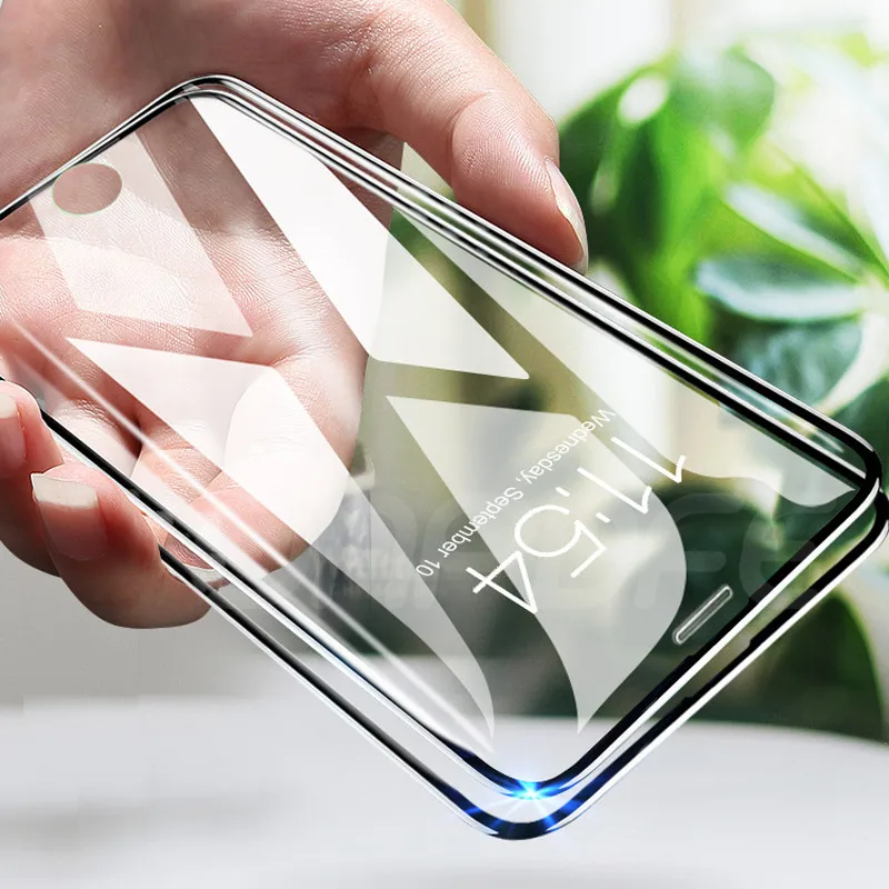 30D изогнутое полное покрытие из закаленного стекла для iPhone X XR XS Max 11 Pro Max Защита экрана для iPhone 8 7 6 6s Plus защитная пленка