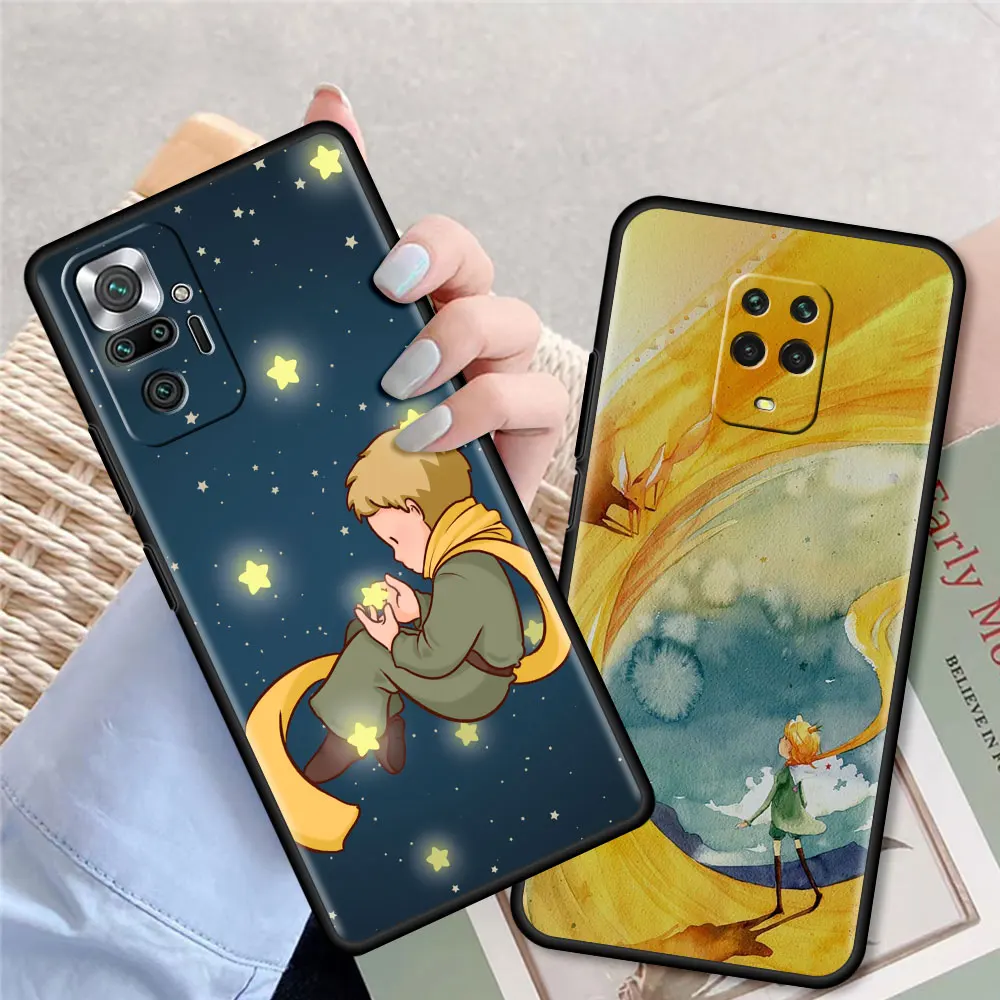 

Fashion Case for Xiaomi Redmi Note 9S 9 8 7 8T 10 Pro 9C 9A 7A 6A 8A 6 K40 Soft Cover Phone Coque The Little Prince