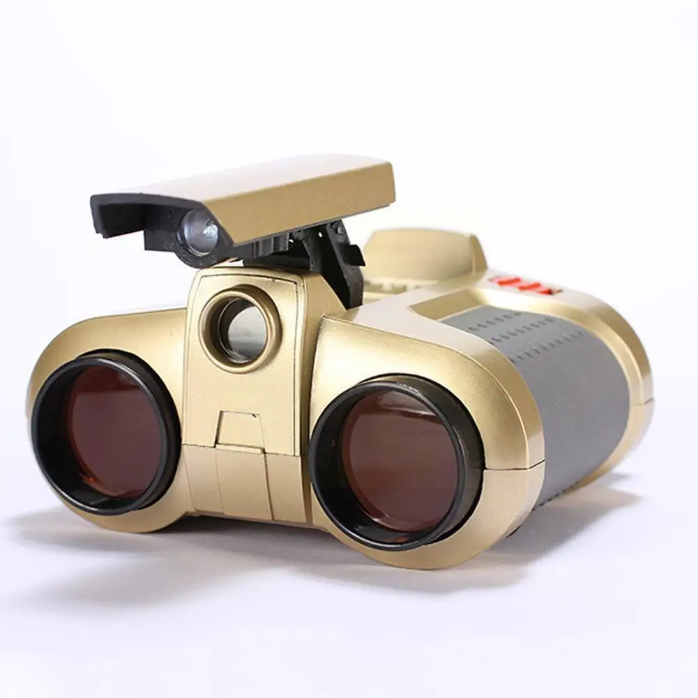 

Hot Selling 4x30 Binocular Telescope Popup Light Night Gifts Kid Scope Children Novelty Binoculars Toys Boy M2E4