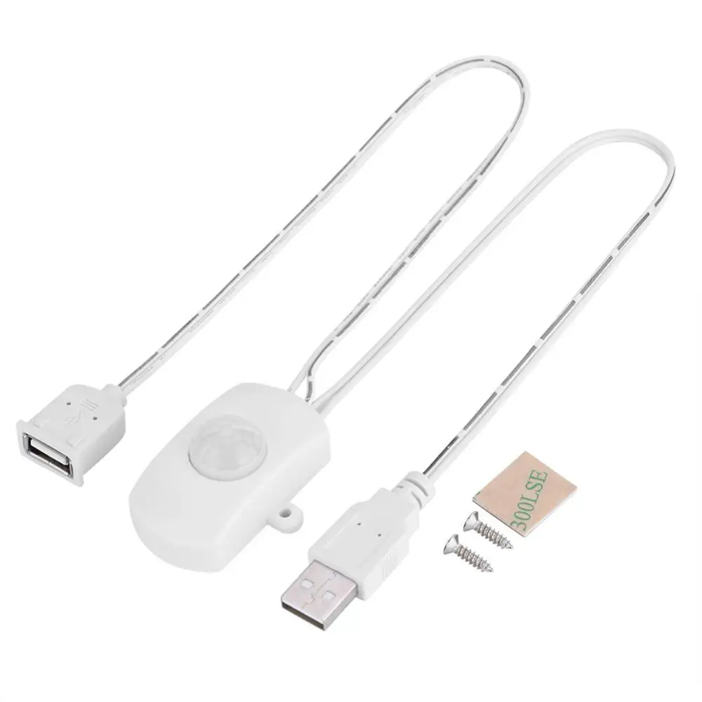 Светильник с датчиком движения 8A ИК-датчик 12 В 5 детектор таймер инфракрасный