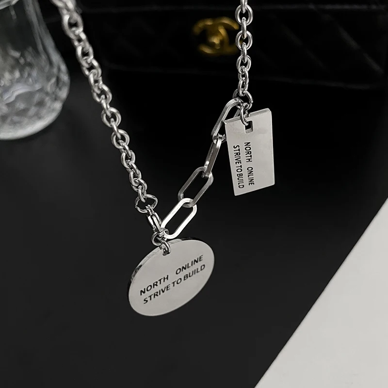 

European and American necklaces, collarbone necklaces, temperament net red, minimalist design, women's Fashion Pendant