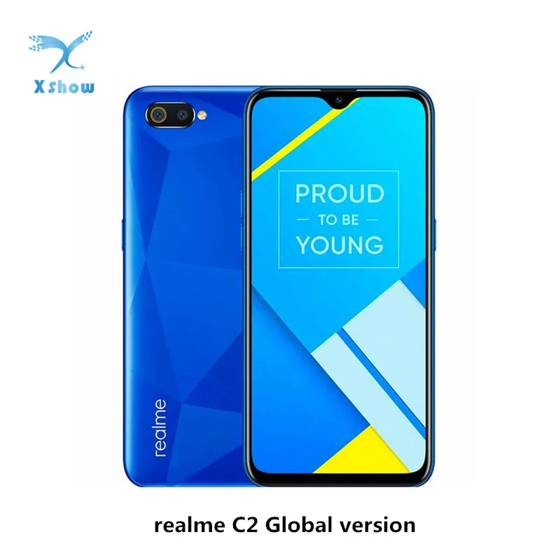 Смартфон глобальная версия realme C2 6 1 дюйма HD + Dewdrop MTK Helio P22 задняя камера 13 МП 2