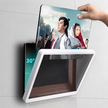 Wall Desk Mounted Tablet Case Tablets Stand Waterproof Cover Bracket Smartphones Tab Holders For 5-14 Inch Width Tablet For Ipad