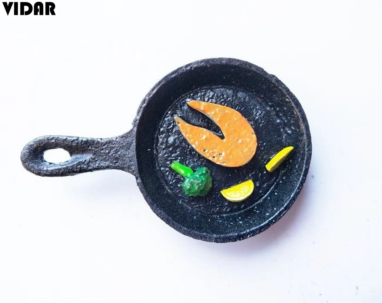 VIDAR европейский завтрак молоко бекон жареное яйцо стейк сковорода креативная