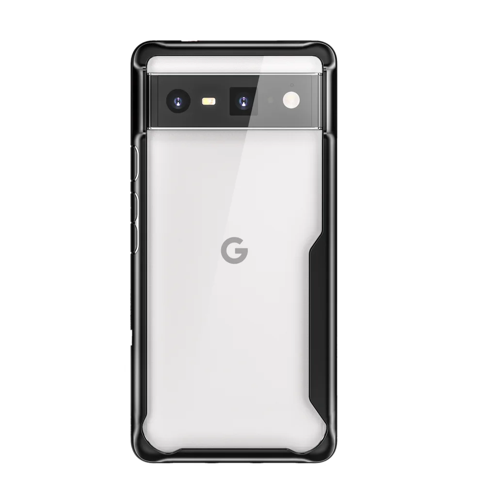 Transparent TPU Case For Google Pixel 6 Pro 5A 5 4A 4XL 4 Clear Silicne Shockproof Bumper With Back Hard Case For Google Pixel 6