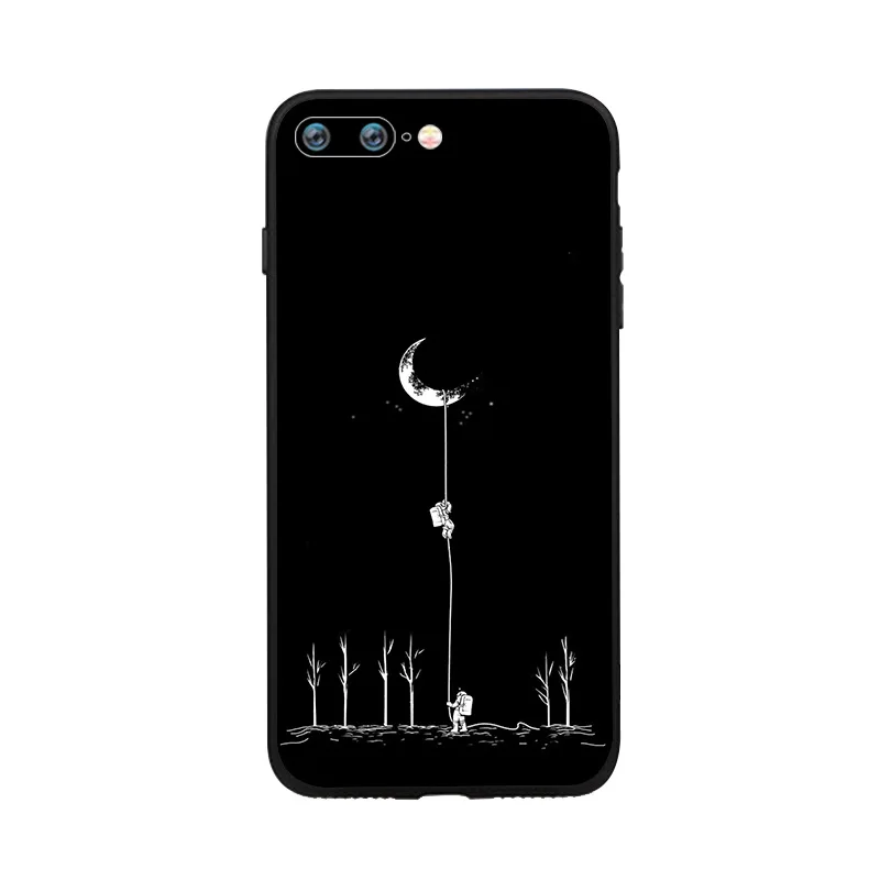Модный милый чехол для iPhone 7 8 6 Plus X XR XS Max 11 Pro высокого качества из мягкого ТПУ |