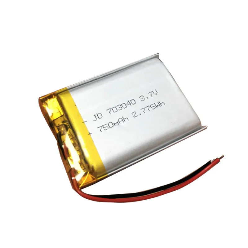 3 7 v 750 мА/ч 703040 Перезаряжаемые Li po литий полимерные батареи для MP3 MP4 DVD