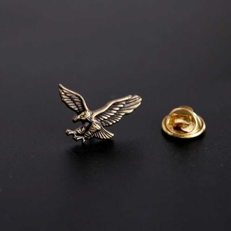 Новинка 2 шт. булавка для лацкана с орлом Винтажная брошь булавкой булавки