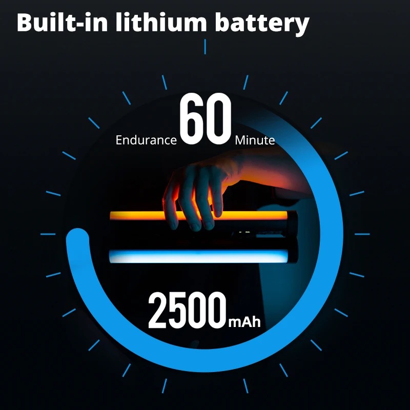 Светодиодная Лампа Ambitful A2 Rgb 2500-8500k Для Видеокамеры Встроенное Приложение