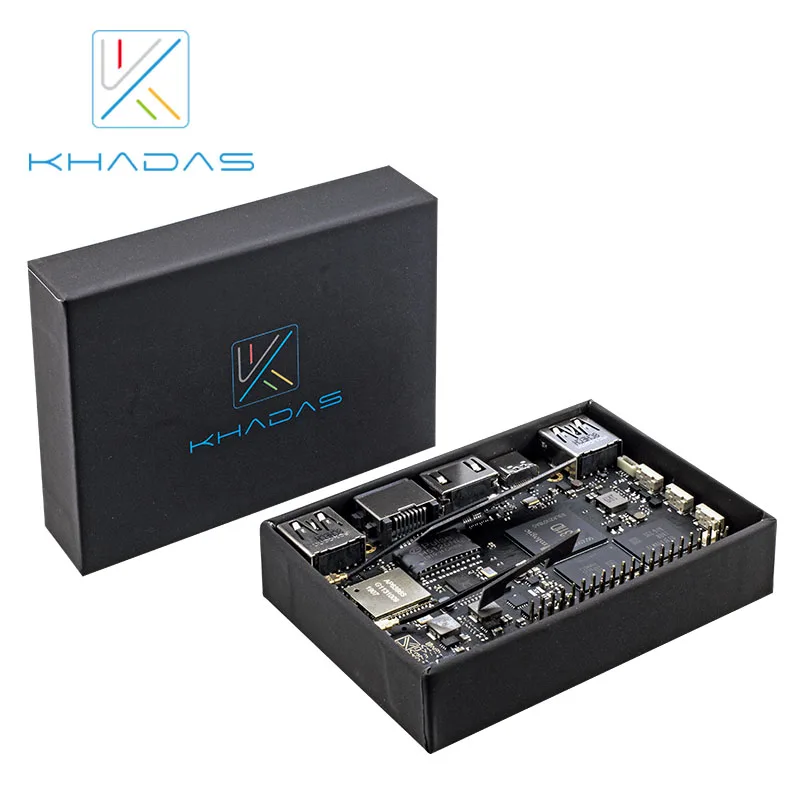 Amlogic A311D одноплатный компьютер с 5 0 топами NPU AI tensorflow x4 Cortex A73 x2 A53 Cores Khadas VIM3 Basic