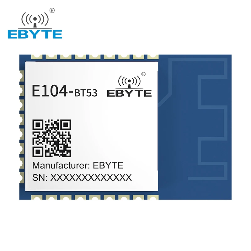 

EFR32 Bluetooth Module ble5.2 GFSK 2.4GHz Wireless Transceiver Receiver EFR32BG22 EBYTE E104-BT53 PCB Antenna