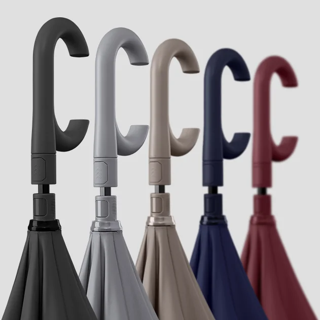 

Long Handle Umbrella Cars Reverse Outdoor Automatic Double Layer Oversized Umbrellas Men Sombrilla Household Products DF50YS