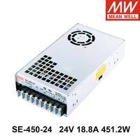 mean well se 450 24 110220v ac to dc 24v 18 8a 451 2w single output switching power supply for blv mgn cube 3d printer
