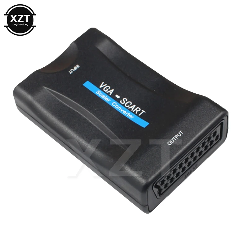 VGA to SCART Video Audio HDMI Adapter Converter Digital TV Signaling Connector With Remote Control for HDTV 1080p NEW | Электроника