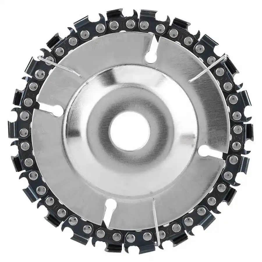 Диск цепной пилы 4 дюйма серебро тонкая работа для резьбы по дереву угловая