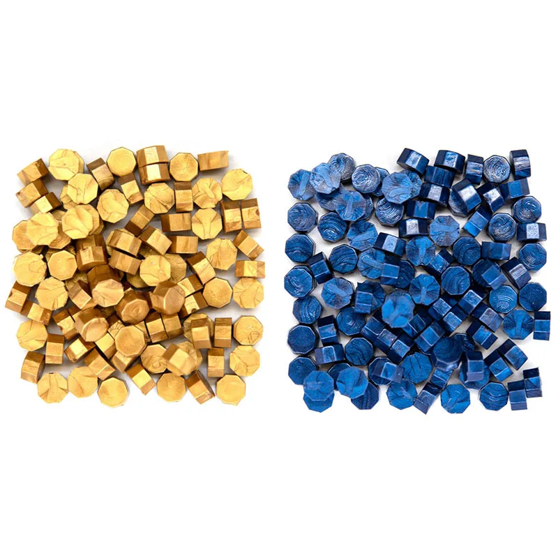 

100Pcs Sealing Wax Seal Beans Stamp Beads for Vintage Craft Envelope Wedding Wax Seal Ancient Sealing Wax Tools
