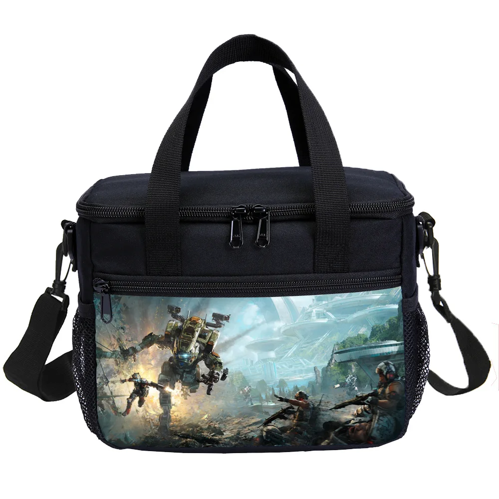 

Apex Legends Portable Lunch Bag Kids School Lunch Tote Early Dinner Box for Students Office Workers