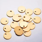 50 шт. пустые штамповочные бирки из нержавеющей стали, ожерелье с логотипом, фирменные бирки, ожерелье, сделай сам, разные размеры для логотипа, 3 цвета