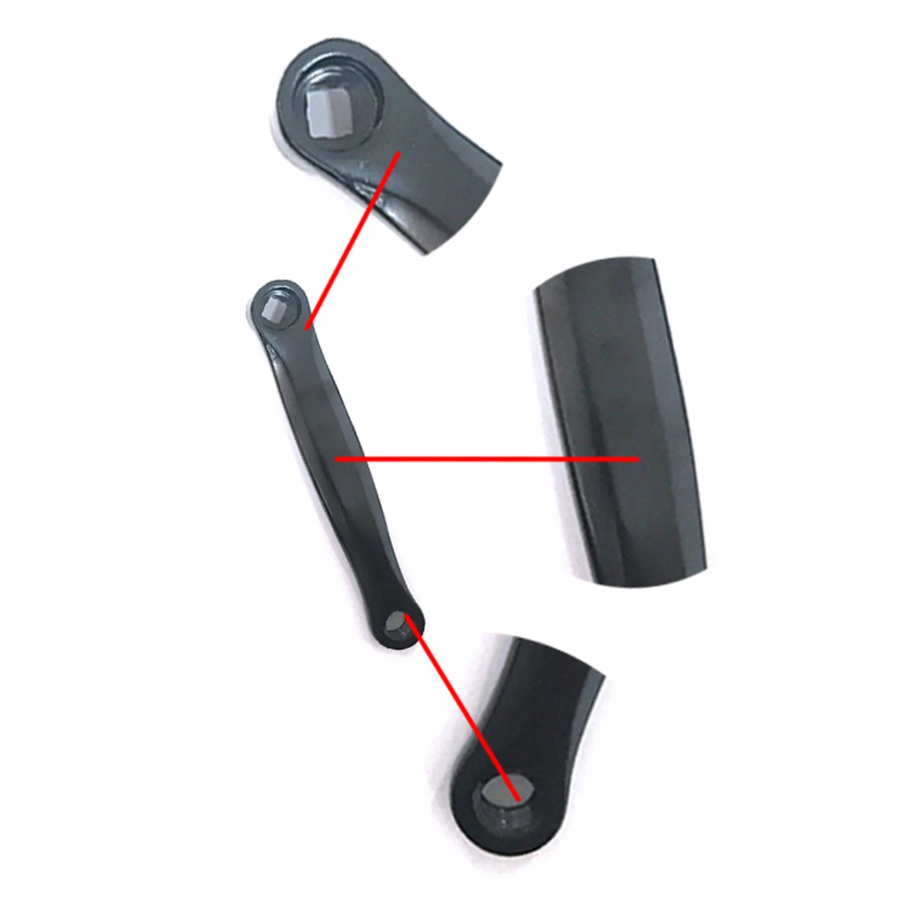 

Square Cone Mountain Crankset 5/6/7/8 Speed 42T 34T 24T Universal Crank Set for Mountain Bikes 170mm Crank Arm