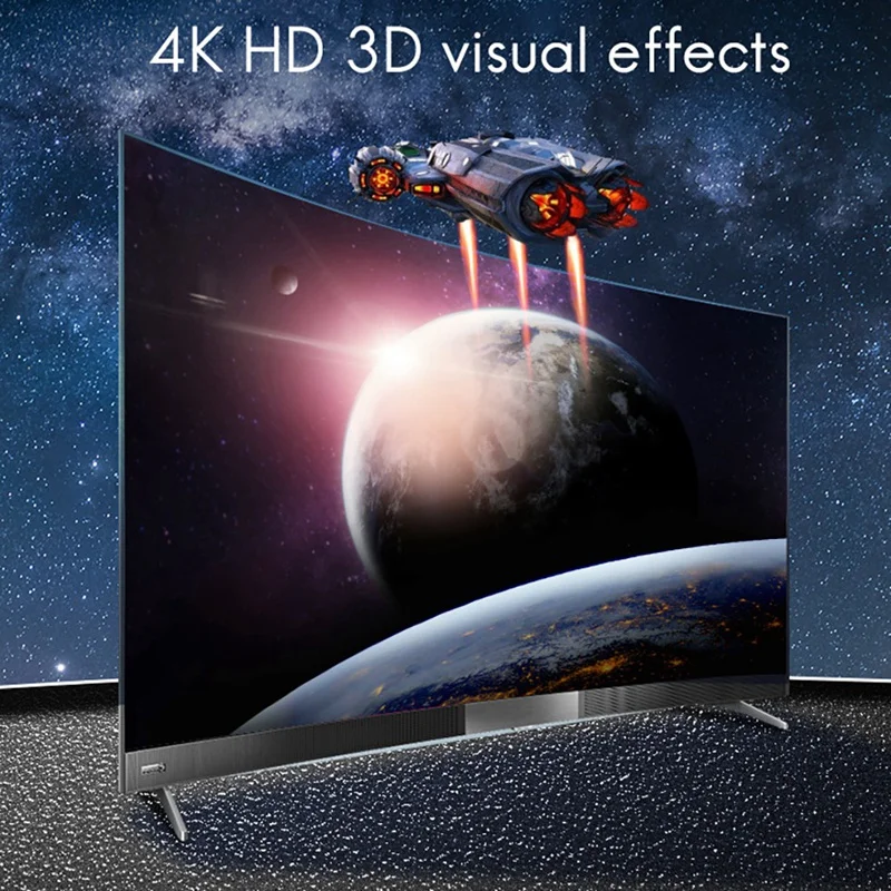 HDMI 2.0 1X4 Splitter HD Video 4K 60HZ For Computer Monitor DVD Player Projector Television(EU Plug) | Электроника