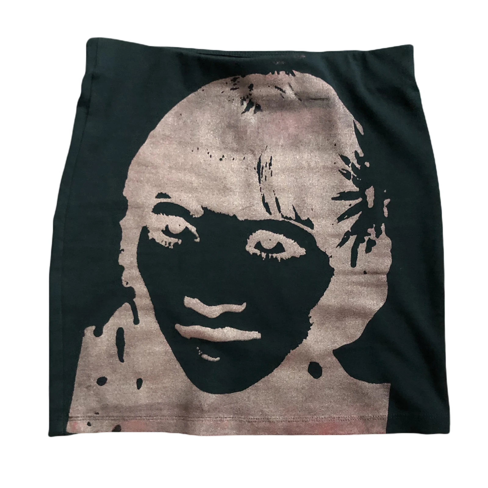 

2021 Summer Hot Outfits Women's Bodycon Y2K Mini Skirt New Fashion Casual High Waist Portrait Print Slim Fit Short Skirt