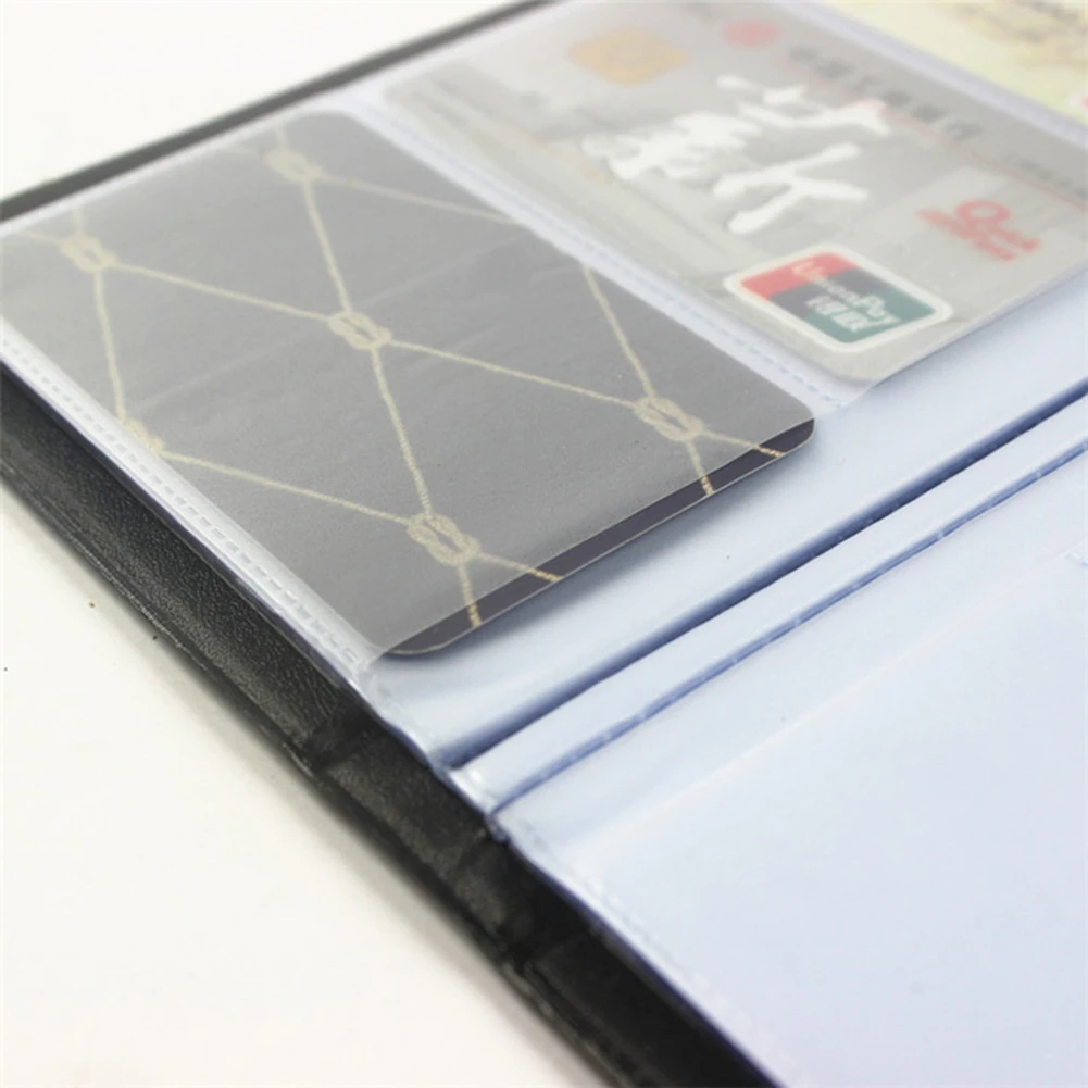 Сумка для хранения 300/180 карт визитница держатель переносная вместительная сумка