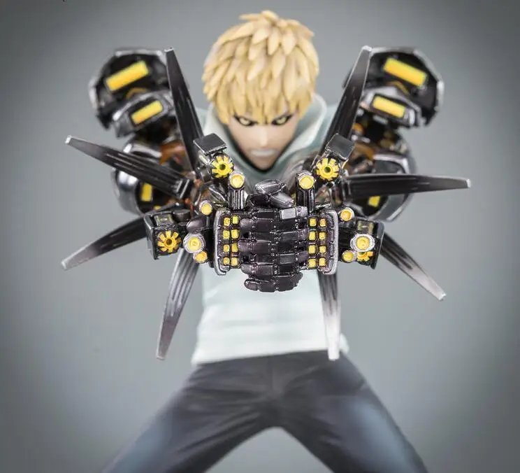 15 см ONE PUNCH MAN Генос фигурку ПВХ фигур коллекция игрушек для друзей подарки|Игровые