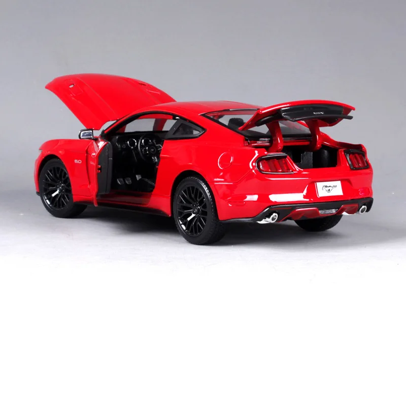 Высококачественная модель из сплава 1:18 Mustang GT спортивного автомобиля с имитацией