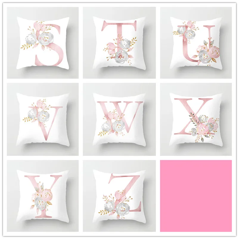Детские сувениры подушка с буквами чехол свадебные подарки для гостей подружка