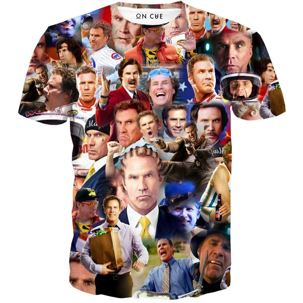 

2020 Famous Brand WILL FERRELL T-SHIRT Hip Hop Women Men S-5XL