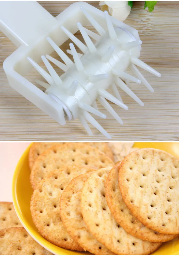 1 шт. инструменты для выпечки DIY пластиковый дырокол хлеба пиццы печенья ролик