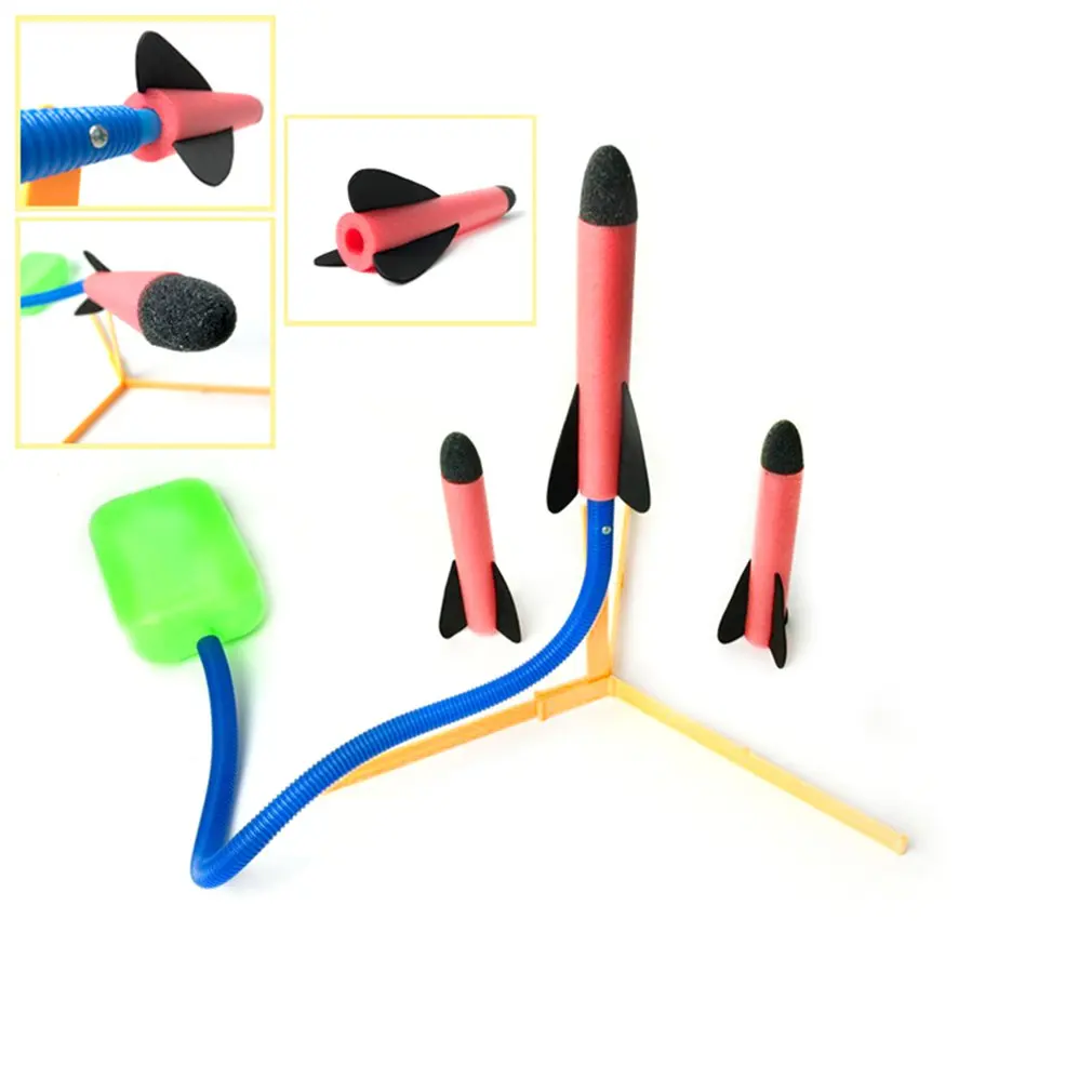 

2020 New 1set Simulation Missile launch toy Creative Rocket Launcher Toy Rocket Launcher Outdoor&Indoor Toys