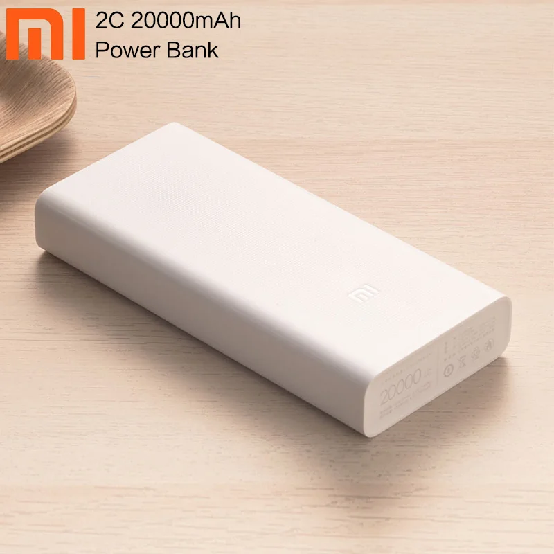 xiaomi power bank 20000mah портативная зарядка повербанк Поддержка QC3.0 Двойной USB внешний аккумулятор mini mi powerbank внешний аккумулятор для телефона внешний аккумулятор
