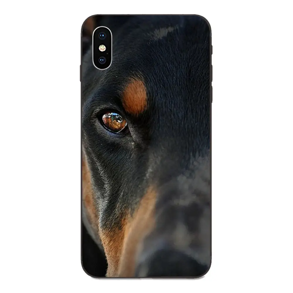 For Xiaomi Redmi Note 3 3S 4 4A 4X 5 5A 6 6A 7 7A K20 Plus Pro S2 Y2 Y3 Soft TPU Mobile Pouch Dachshund Silhouette Dog |
