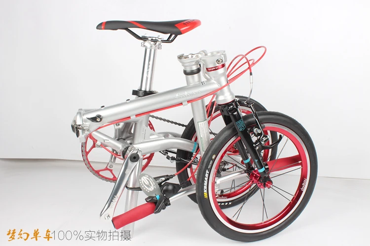 Fnhon FCG1609 складной велосипед 16 дюймов Minivelo CR-MO сталь V тормоз 9 скоростей городской Commuter велосипед для Shimano Shift ретро досуг BMX