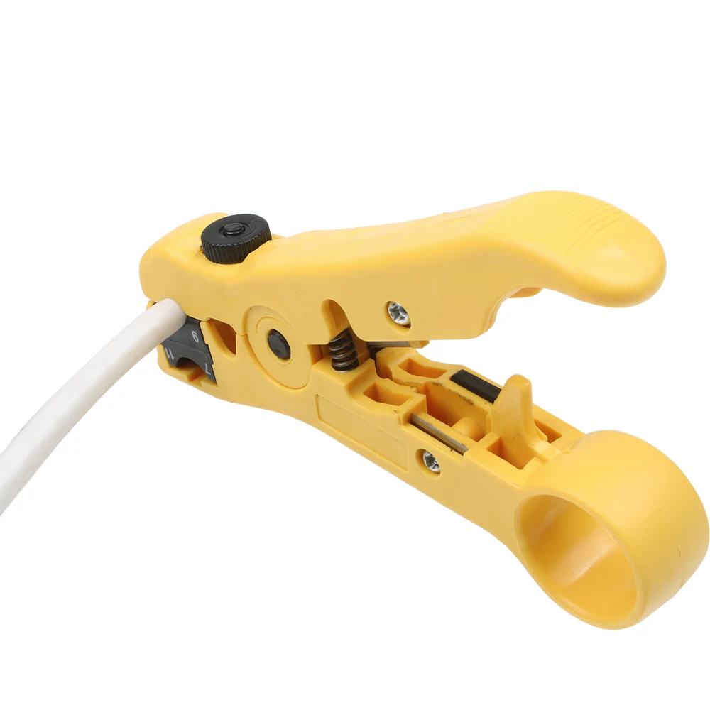 New Multitool Wire Stripping Squeezing Pliers Coaxial Cable Cold Press Clamp RG59 RG6 Crimper Striper Kit | Инструменты