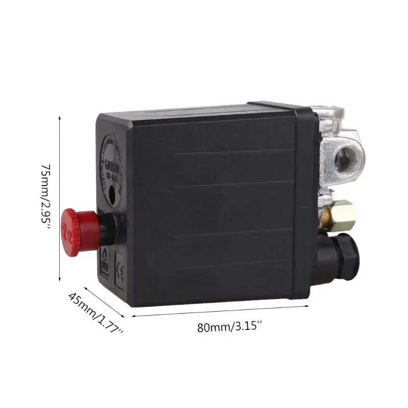 Heavy Duty Air Compressor Pressure Switch Control Valve 90-120PSI 1/4 Port | Обустройство дома