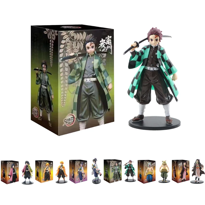 

Demon Slayer Kimetsu no Yaiba Figure Tomioka Giyuu Hashibira Inosuke Kamado Tanjirou Nezuko Zenitsu Figurine anime Action figure