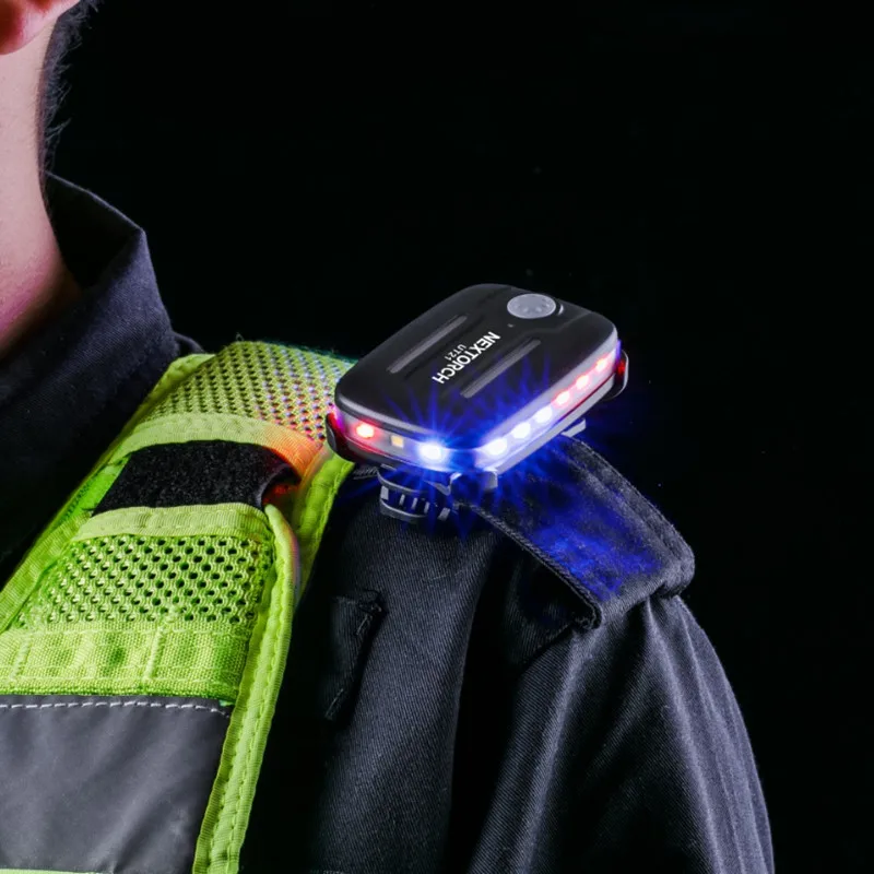 Полицейский сигнальный стробоскоп NEXTORCH UT21 Наплечные огни перезаряжаемый