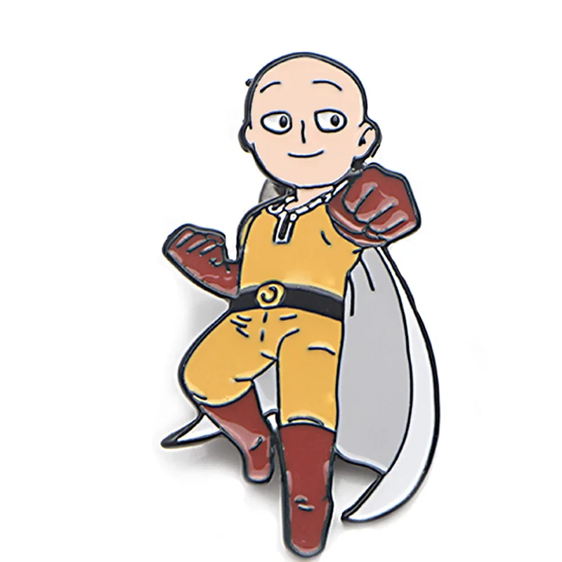 Мужские Значки из цинкового сплава ONE PUNCH E0196|Значки| |