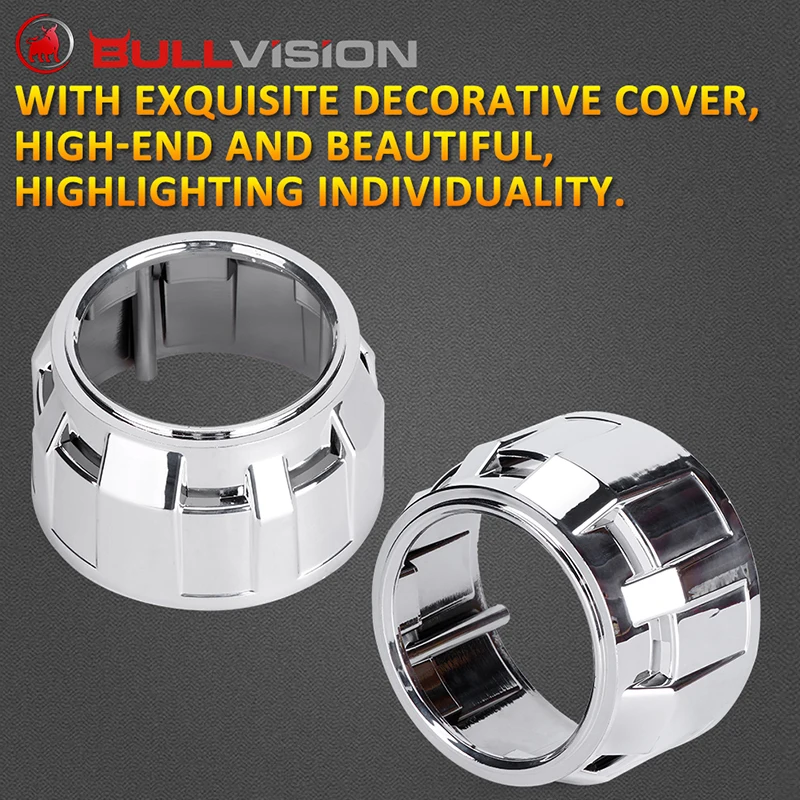 2 5 inch bi led projector lenses for led headlights 25000lm 90w h1 h4 h7 9005 9006 hb3 hb4 high beam low beam car accessories free global shipping