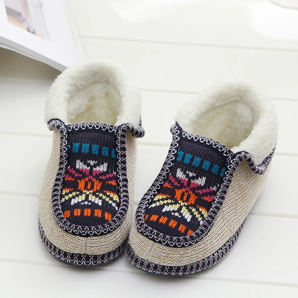 * Модная Мужская и женская трикотажная Повседневная теплая хлопковая обувь с