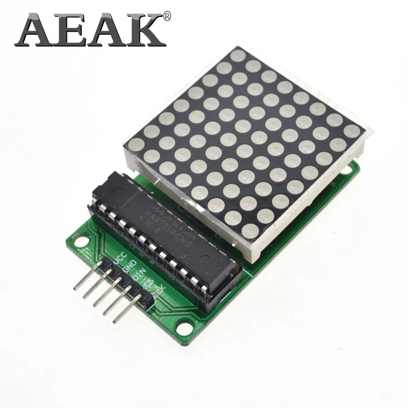 Модуль точечной матрицы AEAK max7218 модуль микроконтроллера блок управления дисплея